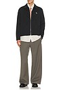 view 4 of 5 Twill Wool Coach Jacket in Black