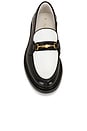 view 5 of 5 MOCASÍN POLIDO in White & Black