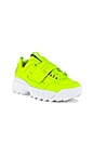 view 2 of 6 Disruptor II Applique Sneaker in Safety Yellow, Safety Yellow & White