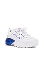view 2 of 6 Disruptor 2A Sneaker in White, Amparo Blue & Magenta