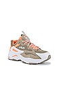 view 2 of 2 Ray Tracer Sneaker in Cement, White & Canteloupe