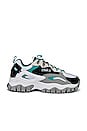 view 1 of 7 SNEAKERS RAY TRACER in White, Black & Blue Turquoise