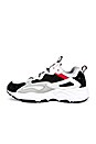 view 5 of 6 Ray Tracer Sneaker in White, Navy & Red