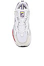 view 4 of 6 Ray Tracer Sneaker in White, Magenta & Electric Purple