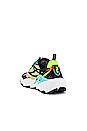 view 3 of 6 Ray Tracer Evo Sneaker in Black & White & Safety Yellow