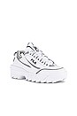 view 2 of 6 Disruptor II EXP Sneaker in White & Highrise & White