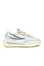 view 1 of 6 Renno Green Splatter Sneaker in Snow White, Whisper White, & Blue Fog
