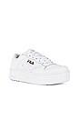 view 2 of 6 FX-115 Sneaker in White, Fila Navy, & Fila Red