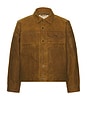 view 4 of 4 Short Lined Cruiser Jacket in Dark Tan