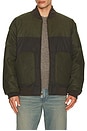 view 1 of 5 Down Bomber Jacket in Otter Green