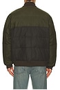 view 2 of 5 Down Bomber Jacket in Otter Green