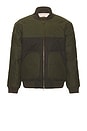 view 4 of 5 Down Bomber Jacket in Otter Green