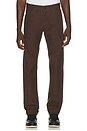 view 1 of 5 Dry Tin 5 Pocket Pant in Seal Brown