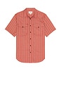 view 4 of 5 CAMISA DEPORTIVA TWIN LAKES in Brick & Cream Plaid