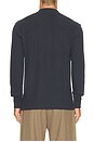 view 2 of 4 Waffle Knit Henley in Blue Mussel