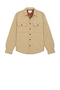 view 4 of 4 Insulated Flannel Shirt in Warm Khaki