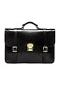 view 1 of 5 Leather Field Satchel in Black