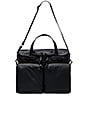 view 5 of 5 24 Hour Tin Cloth Briefcase in Black