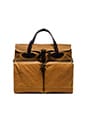 view 1 of 4 24 Hr Tin Cloth Briefcase in Dark Tan
