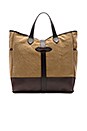 view 2 of 4 Rugged Canvas Tote in Dark Tan