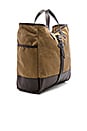 view 3 of 4 Rugged Canvas Tote in Dark Tan