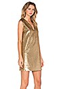 view 2 of 5 VESTIDO THE RUNNER in Gold Sequin