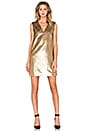 view 4 of 5 VESTIDO THE RUNNER in Gold Sequin