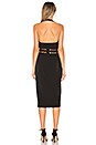 view 3 of 3 ПЛАТЬЕ МИДИ SOLAR in Black
