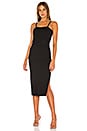 view 1 of 3 VESTIDO MIDI BRIGGITTE in Black