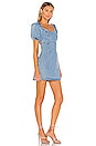 view 3 of 4 Coco Mini Dress in Washed Blue