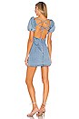 view 4 of 4 Coco Mini Dress in Washed Blue