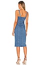 view 3 of 3 Coco Midi Dress in Washed Blue