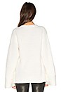 view 3 of 4 Frederick Flare Sleeve Knit in Cloud
