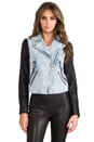 view 2 of 6 Moonlight Jacket en Denim/Black in Denim & Black