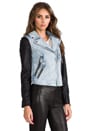 view 3 of 6 Moonlight Jacket en Denim/Black in Denim & Black