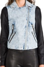view 5 of 6 Moonlight Jacket en Denim/Black in Denim & Black