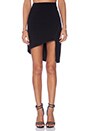 view 1 of 3 Love Drunk Asymmetrical Skirt in Black
