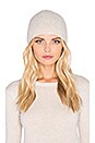 view 1 of 4 Cashmere Beanie in Heather Beige