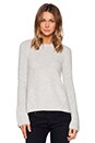 view 1 of 3 Bell Sleeve Sweater in Heather Grey