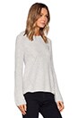 view 2 of 3 Bell Sleeve Sweater in Heather Grey