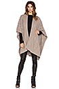 view 1 of 3 Open Front Cape in Heather Ashes
