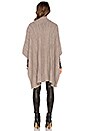 view 3 of 3 Open Front Cape in Heather Ashes