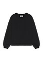 view 1 of 4 Angel Embroidered Sweatshirt in Black