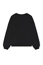 view 2 of 4 Angel Embroidered Sweatshirt in Black