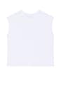 view 2 of 3 Invitation Print Boxy Tank Top in White