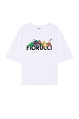 view 1 of 3 Fruit Print Regular Fit T-Shirt in White