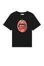 view 1 of 3 Mouth Print T-Shirt in Black