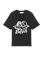 view 1 of 3 Chrome Angel T-shirt in Black