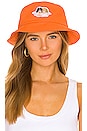 view 1 of 3 Angel Patch Bucket Hat in Orange
