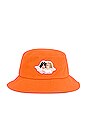 view 3 of 3 Angel Patch Bucket Hat in Orange